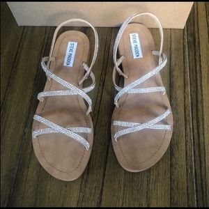 Steve Madden Rita nude embellished sandal
